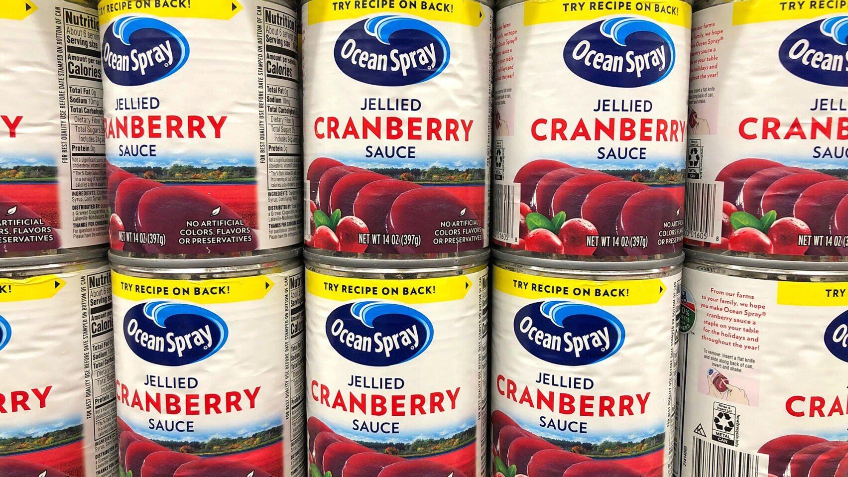 Here's why Ocean Spray cranberry sauce labels are upside down